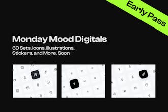 Monday Mood Digitals gallery image