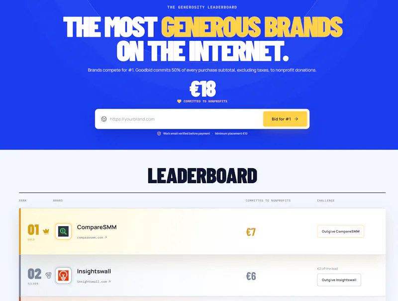 Goodbid screenshot 1