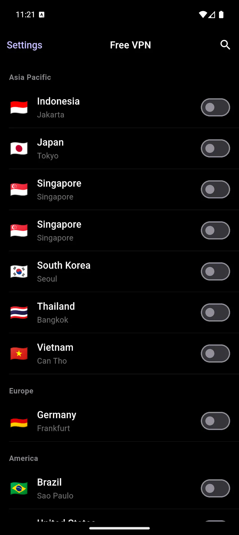 Free VPN screenshot 8