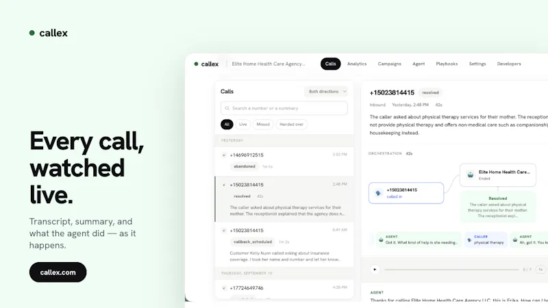 Callex screenshot 4