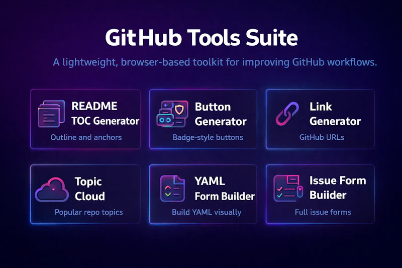 Github Tools screenshot 1