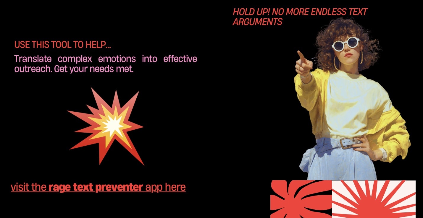 Rage Text Preventer - Screenshot 3 showing product features and functionality