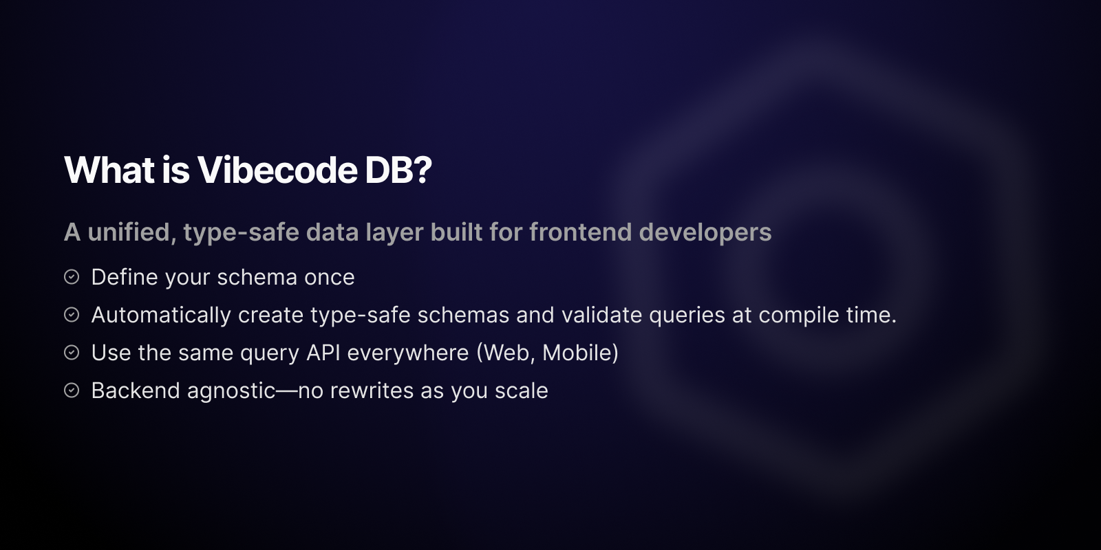 Vibecode DB gallery image