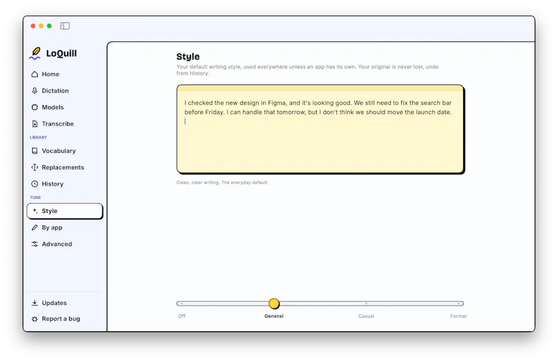 LoQuill screenshot 3