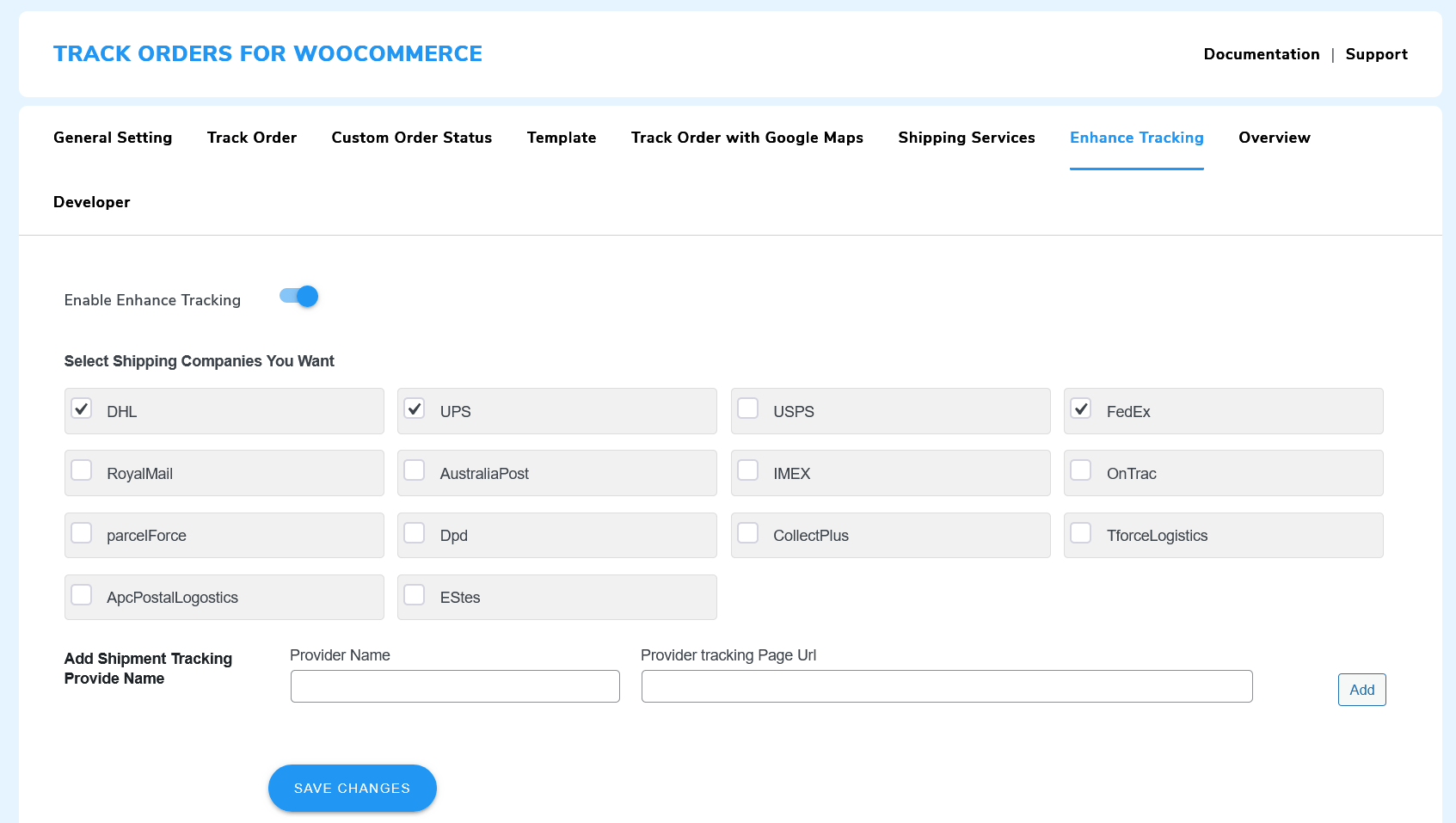 Woocommerce Pro의 트랙 주문 media 4