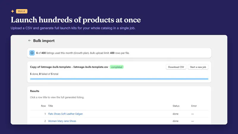 Listmage screenshot 2
