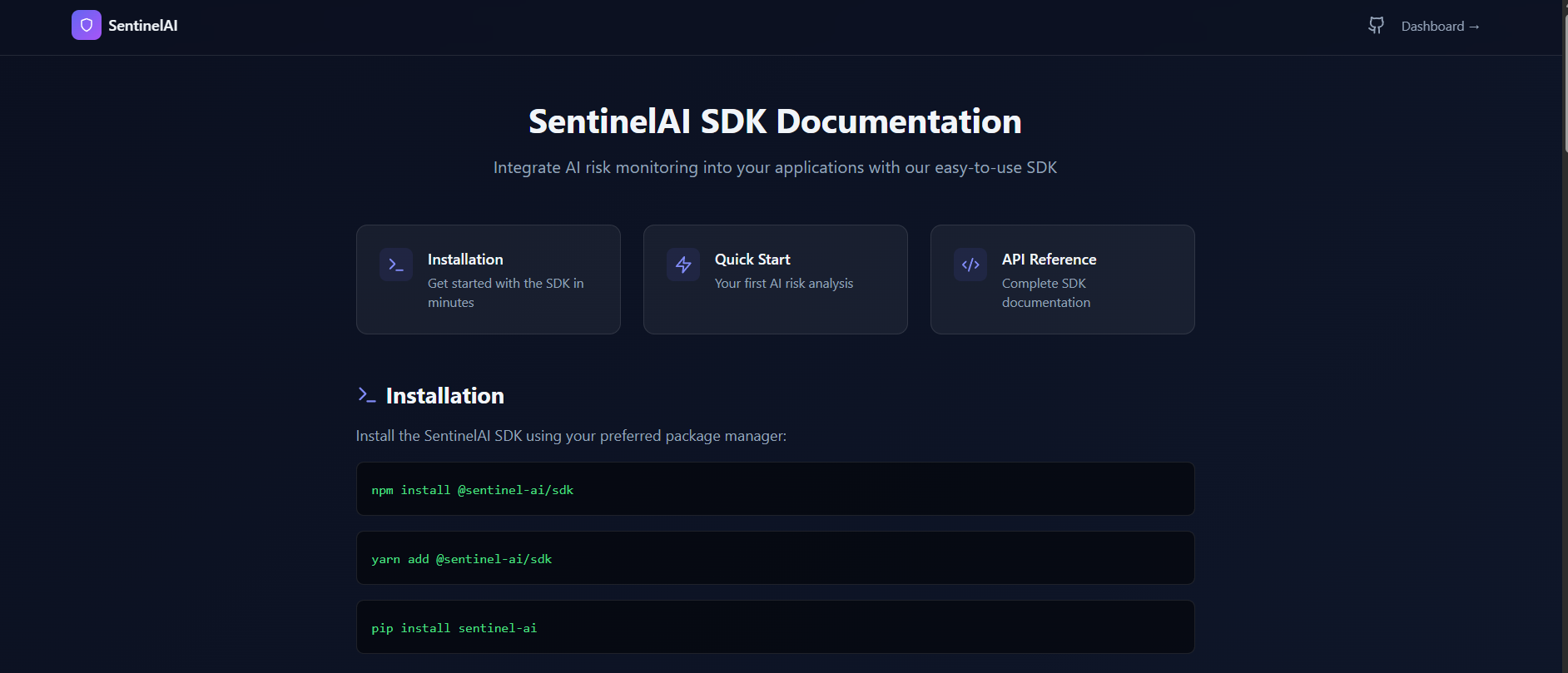 Sentinel AI gallery image