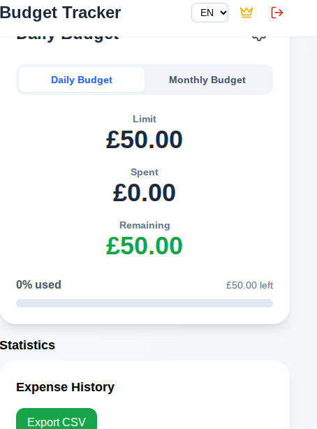 Budget Tracker gallery image