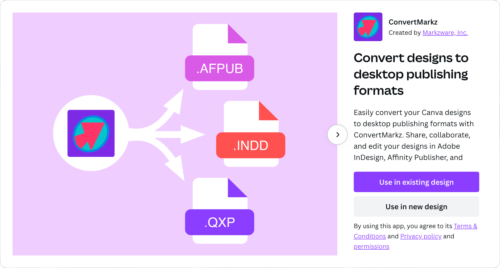 Convert Canva PDFs to INDD, AFPUB, & QXP gallery image