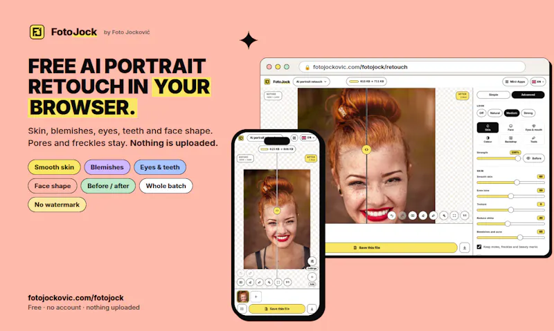 FotoJock: Portrait Retouch & 100+ Tools screenshot 12