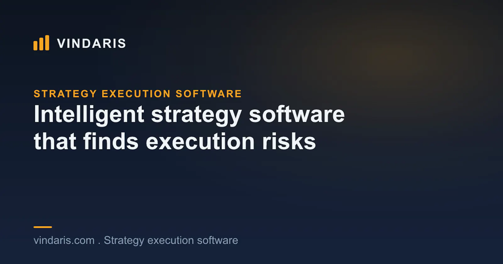 Vindaris - Strategy Execution Software screenshot 1