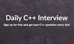 Daily C++ Interview image