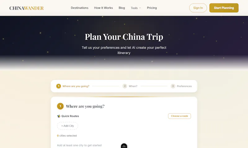 ChinaWander: AI Trip Planner for China   screenshot 2