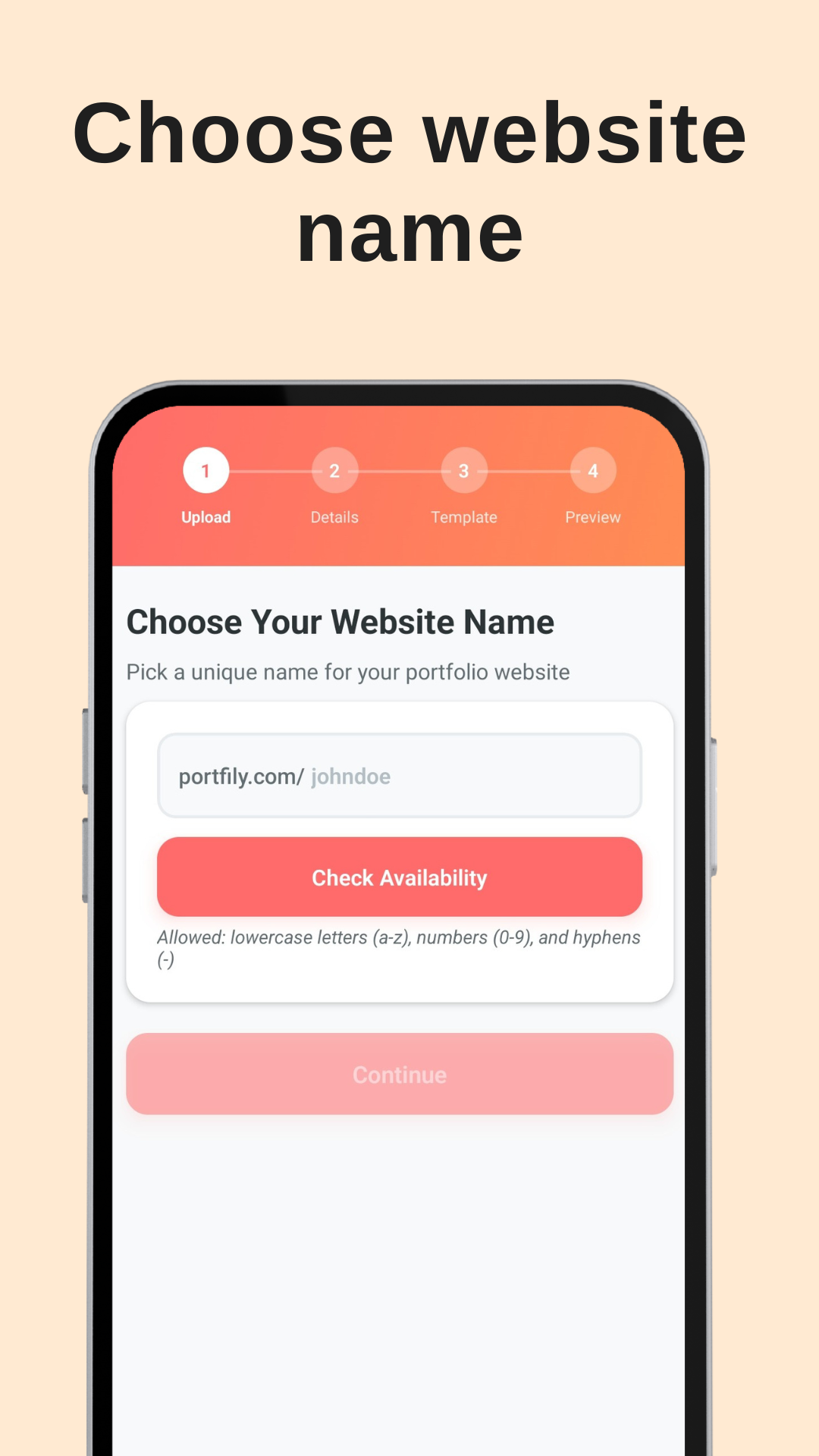 Portfily AI - Screenshot 2 showing product features and functionality