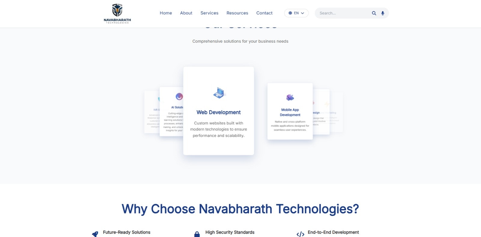 Navabharath Technologies - Main product screenshot demonstrating key features and user interface