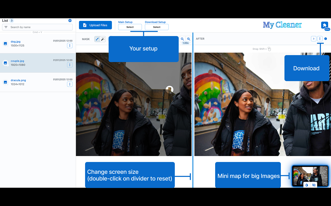 My Cleaner - Screenshot 4 showing product features and functionality