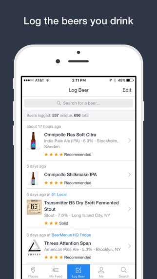 BeerMenus for iOS gallery image