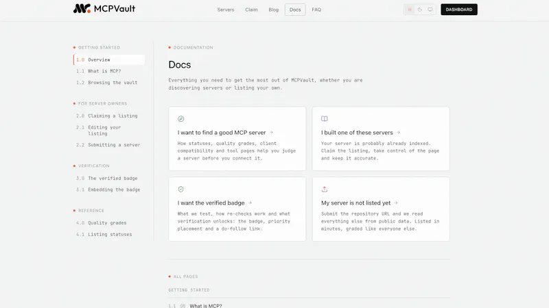 MCPVault screenshot 7