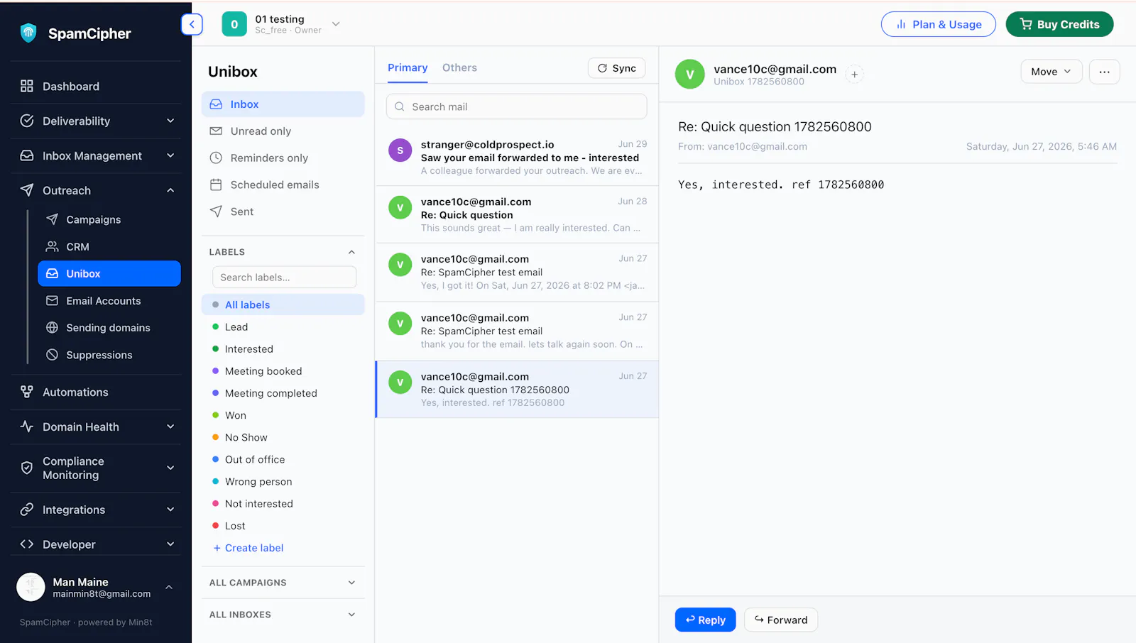 SpamCipher screenshot 16