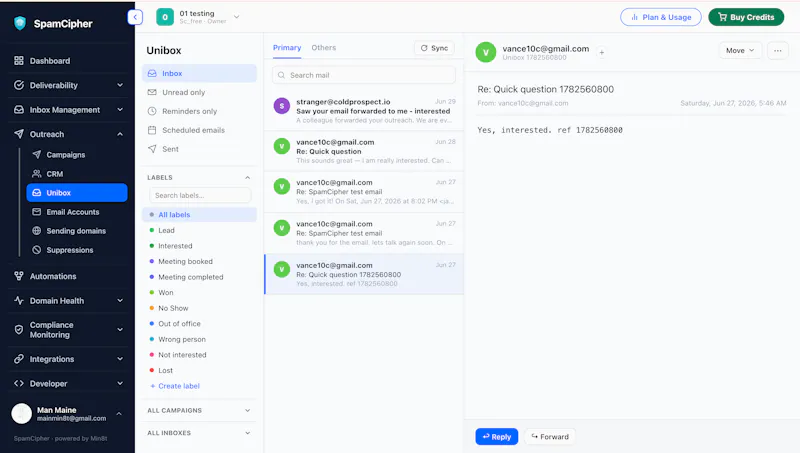 SpamCipher screenshot 16