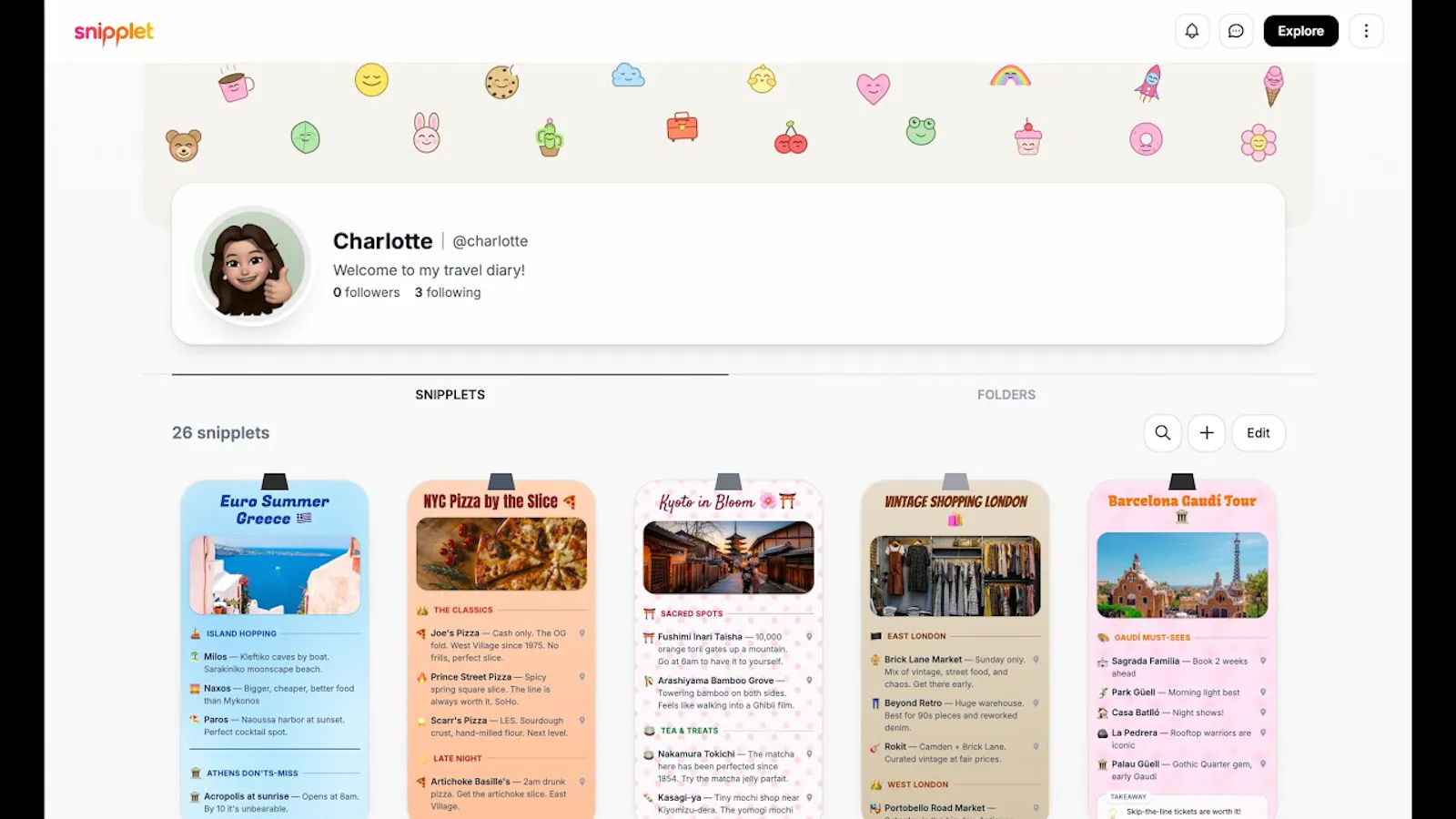Snipplet screenshot 1 (video preview)