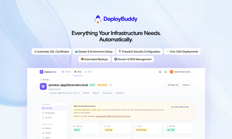 DeployBuddy screenshot 1