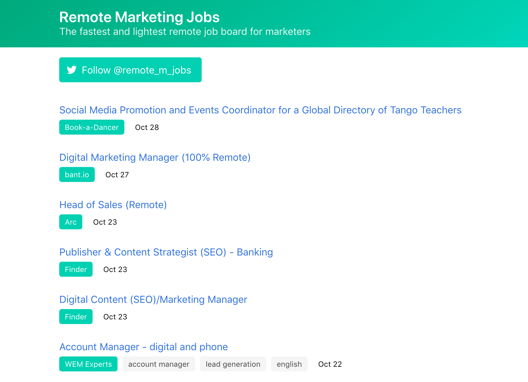 Remote Marketing Jobs gallery image
