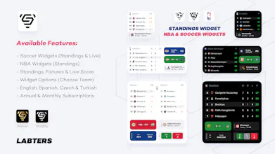 Standings Widget gallery image