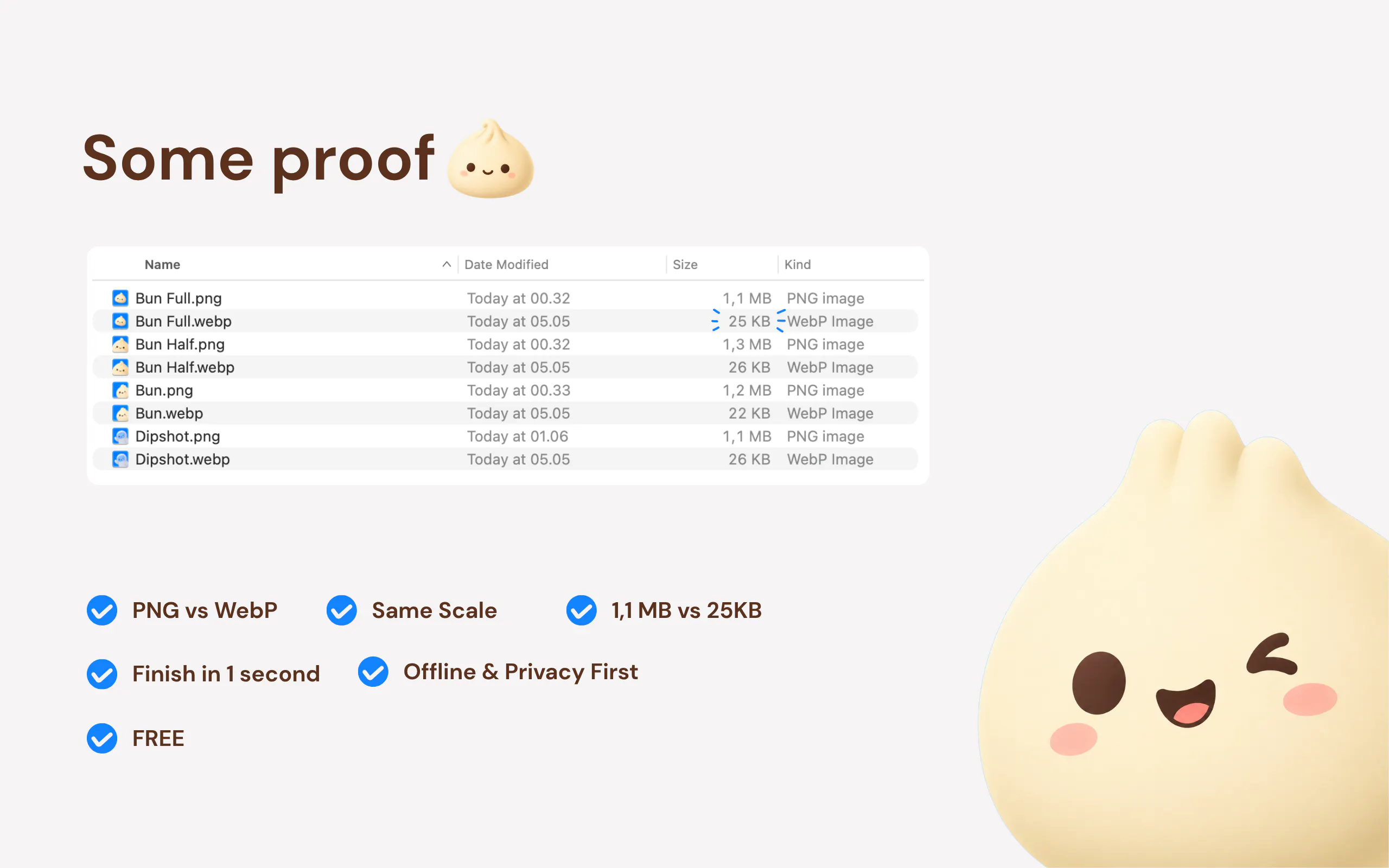 Bun - WebP Image Converter screenshot