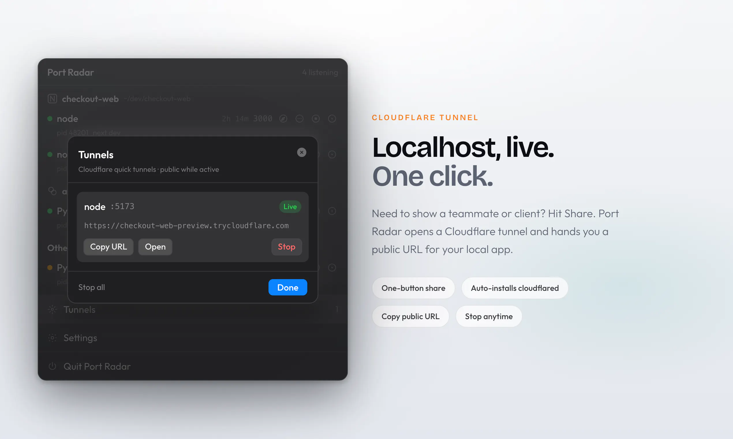 Port Radar for macOS gallery image