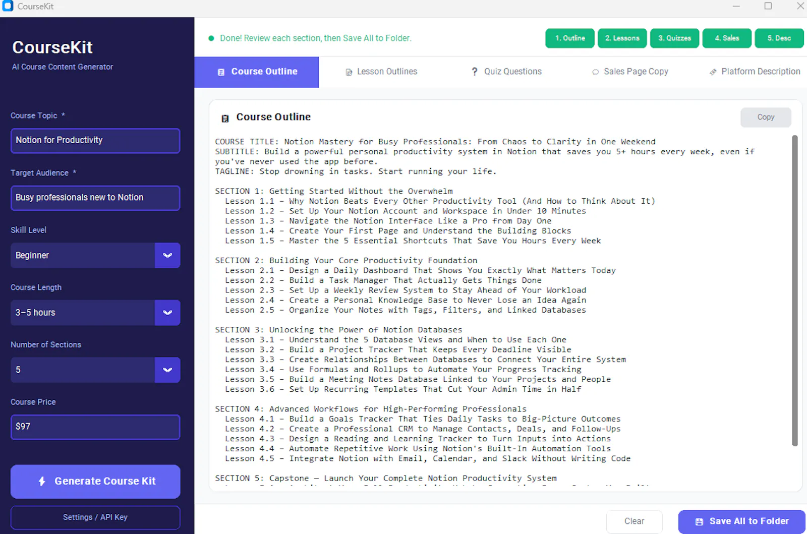 CourseKit screenshot 2