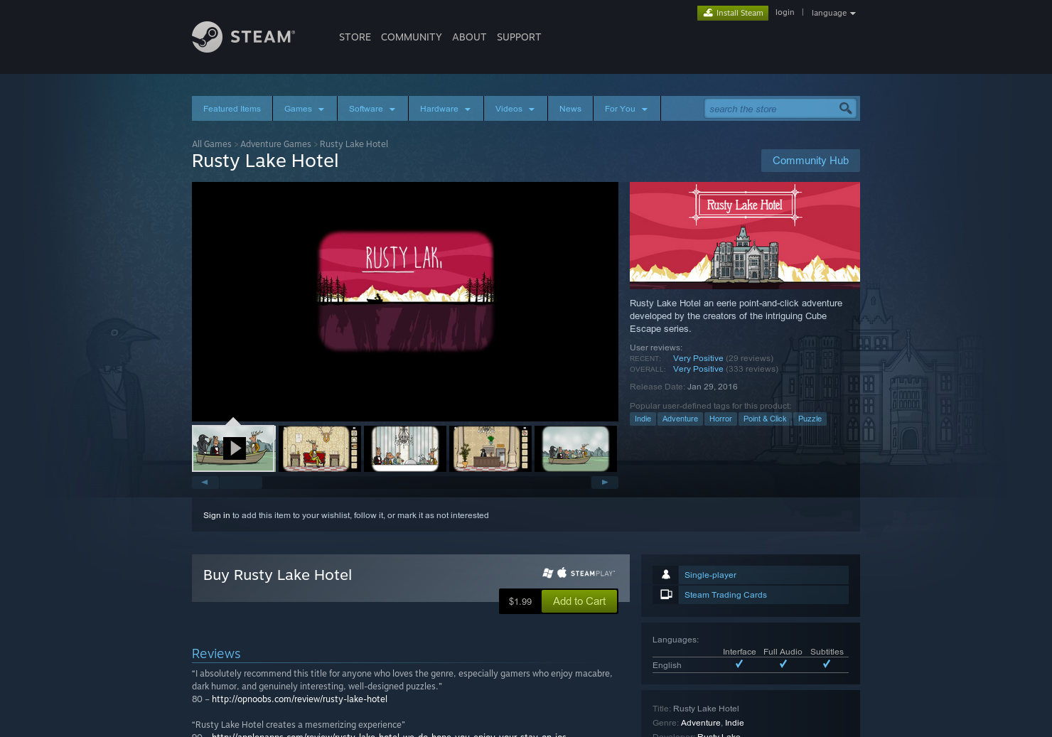 Rusty Lake Hotel gallery image