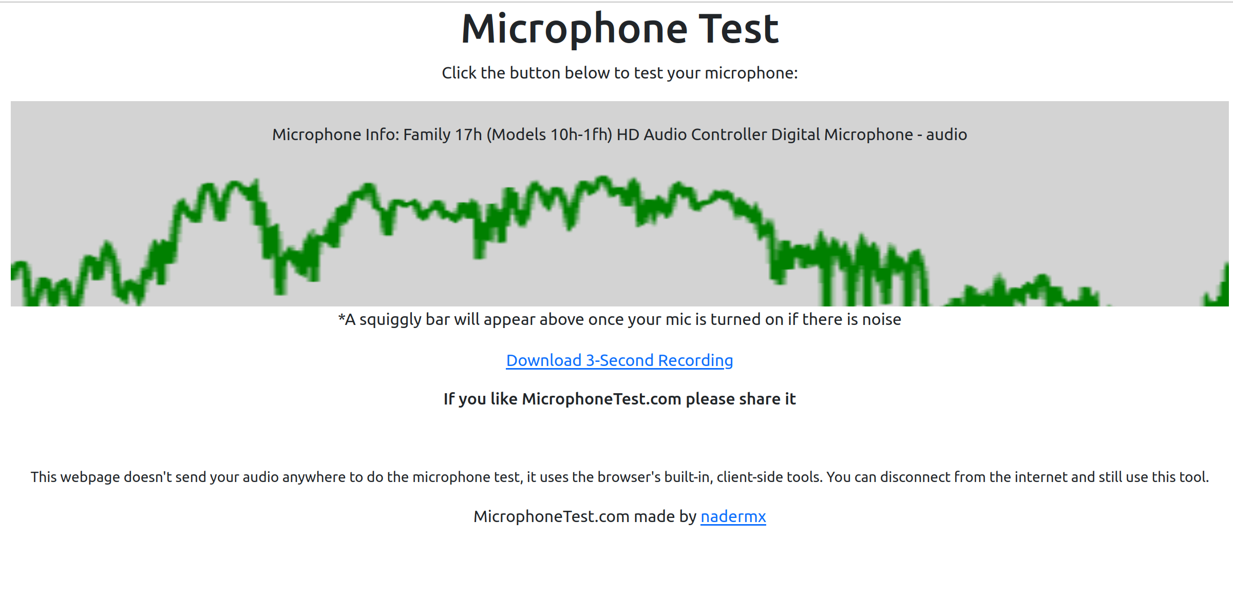 Microphone Test gallery image