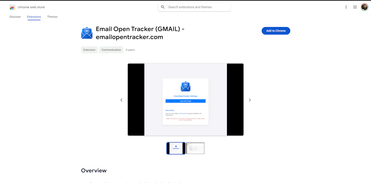 Email Open Tracker for GMAIL