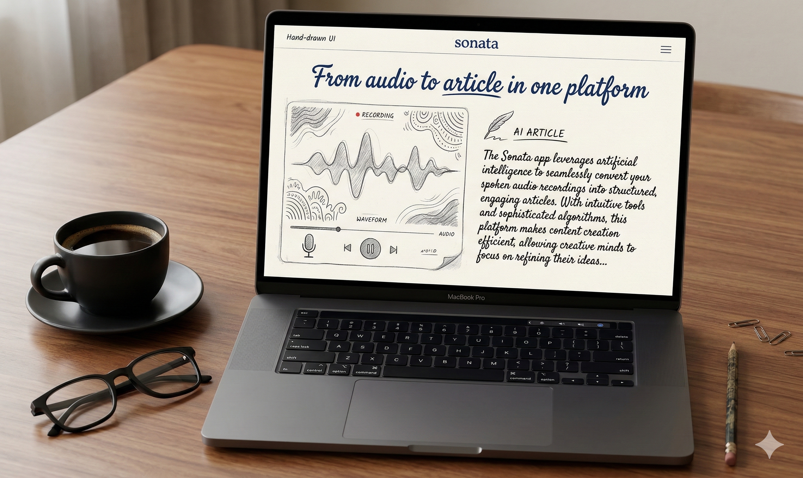 D: sonata: AI-Powered Interview Articles gallery image