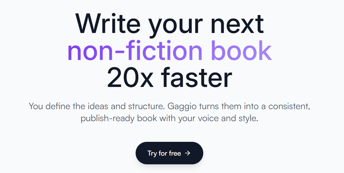 Gaggio Writer gallery image