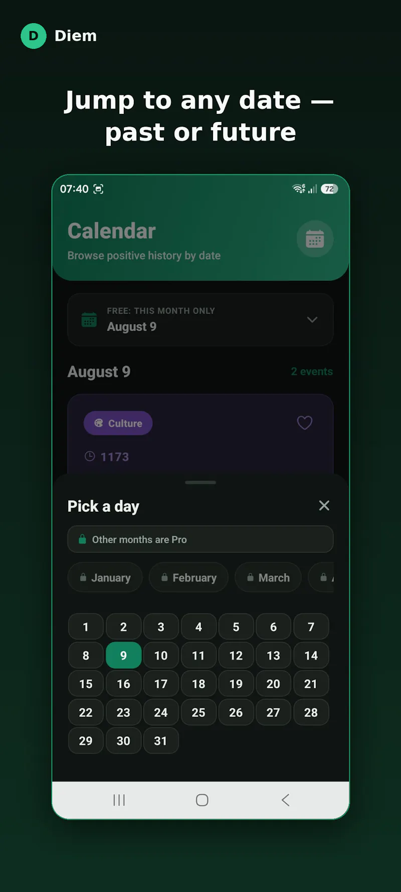 Diem: On This Day in History screenshot 7