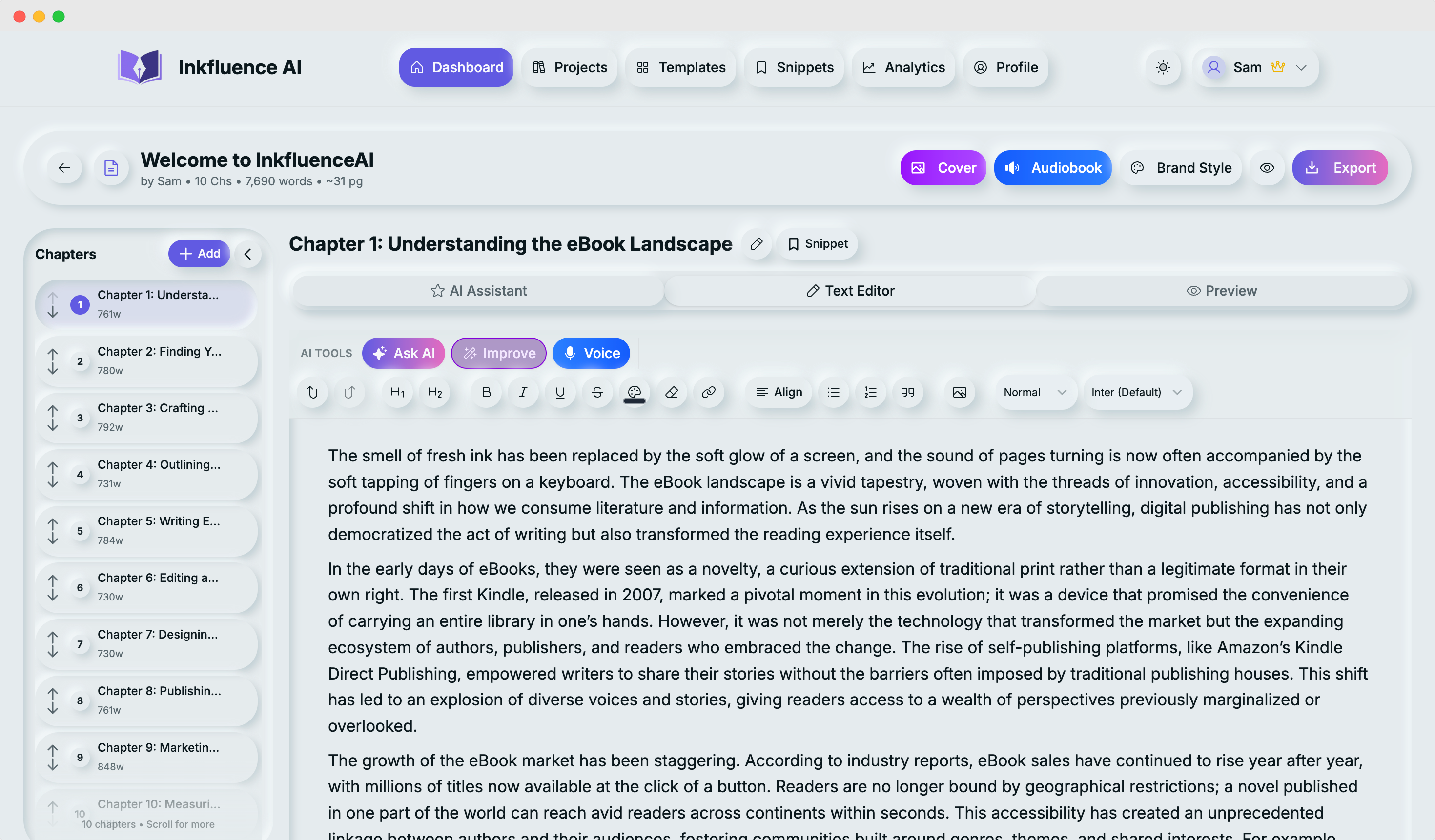 InkfluenceAI - Screenshot 3 preview