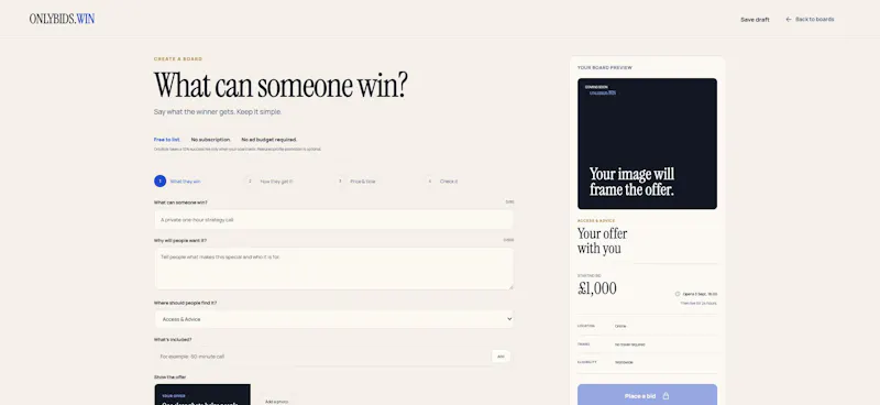 ONLYBIDS.WIN screenshot 1