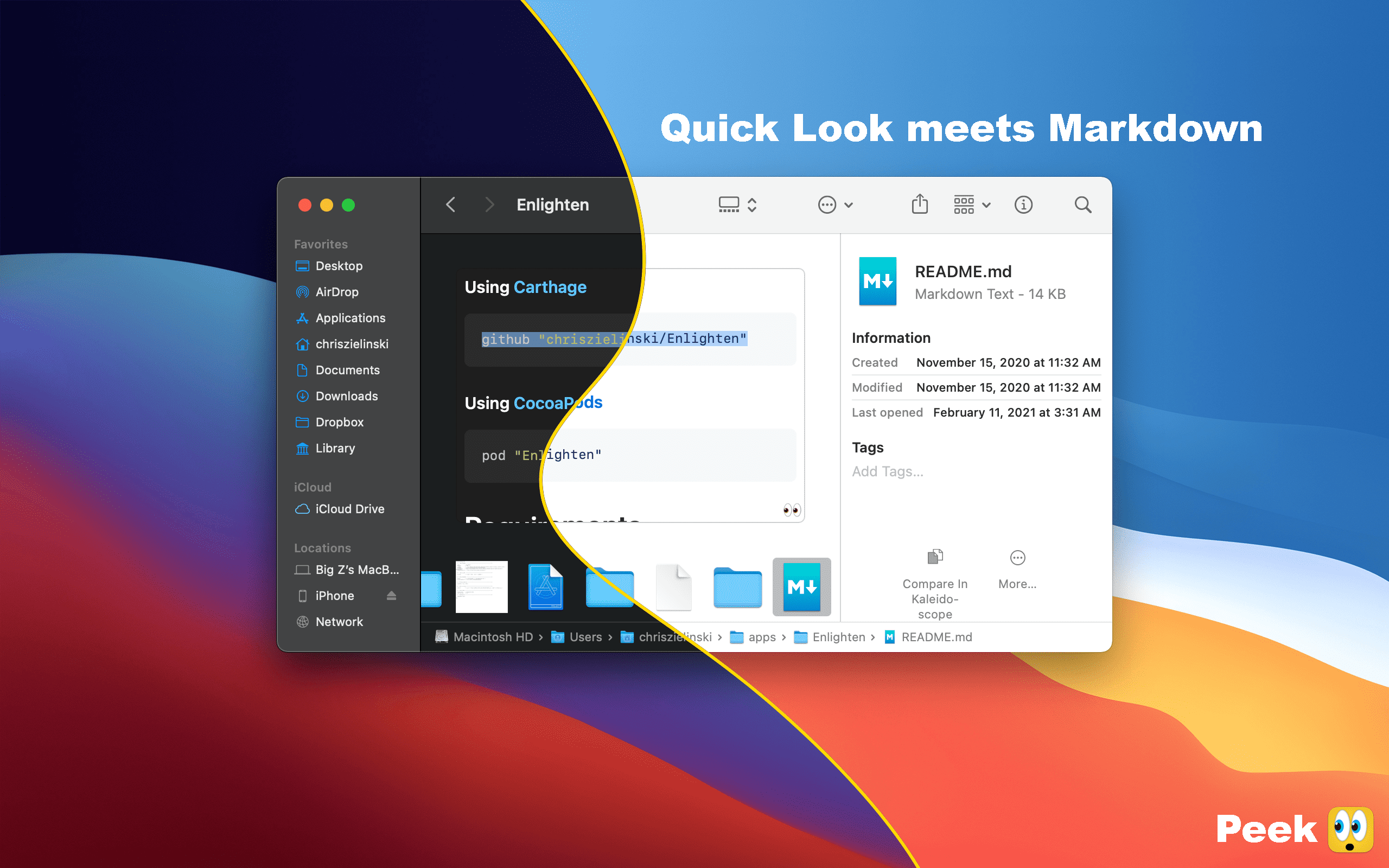 Peek - The Ultimate Quick Look Extension gallery image