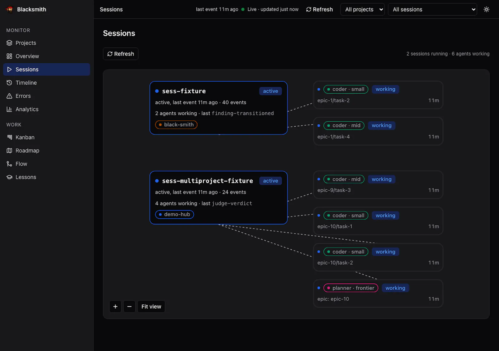 Blacksmith - An autonomous agent factory screenshot 2