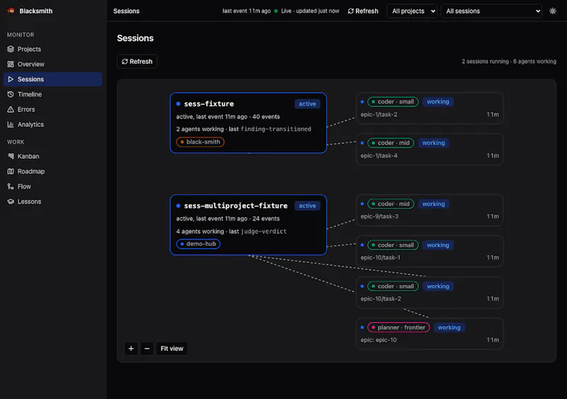 Blacksmith - An autonomous agent factory screenshot 2
