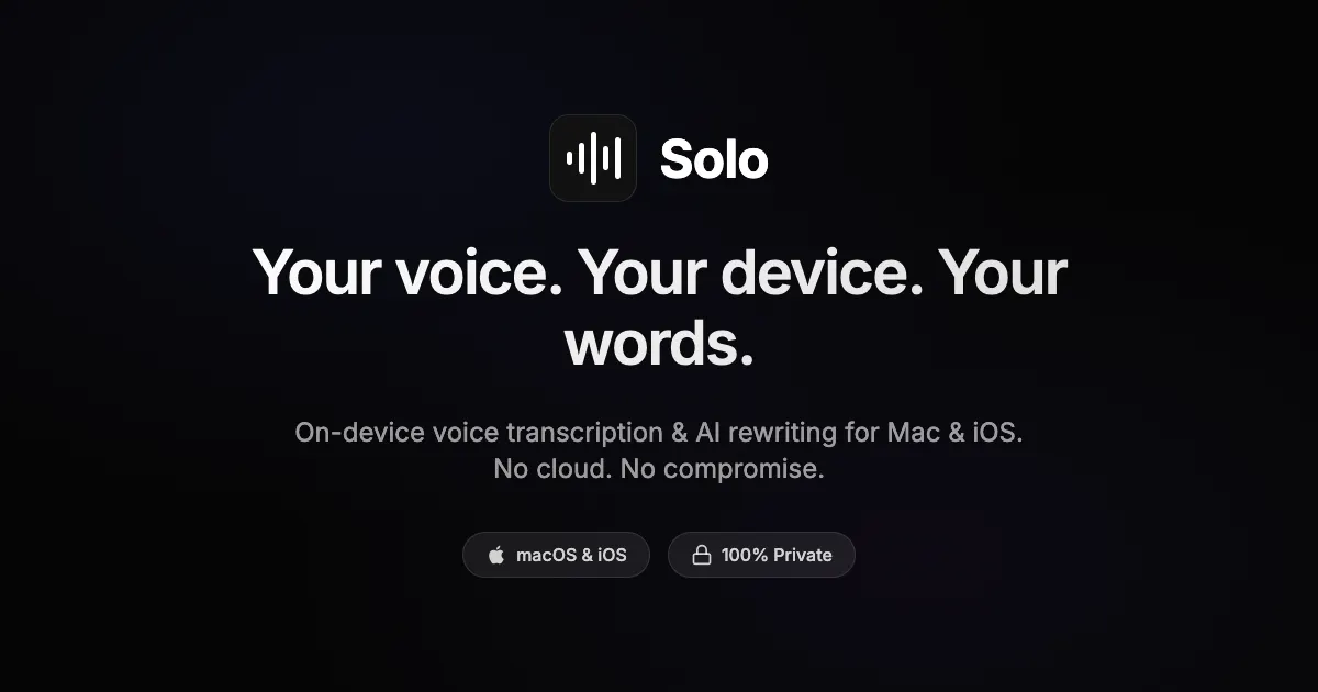 Solo Voice
