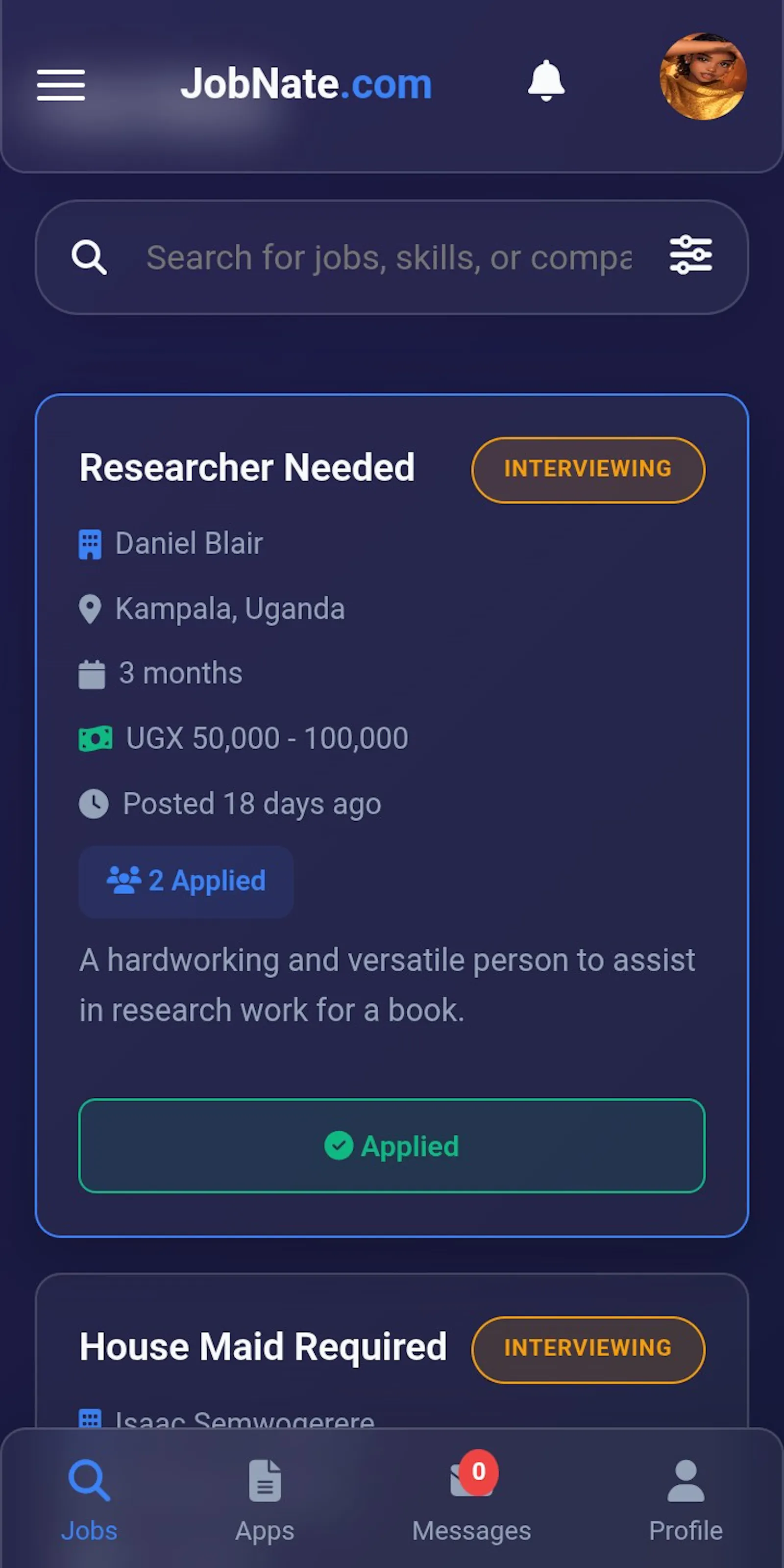 JobsNate screenshot 3