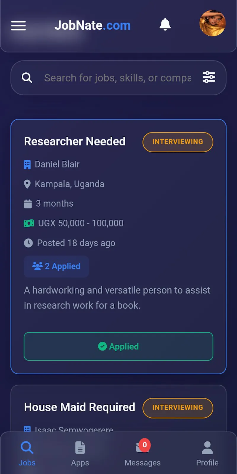 JobsNate screenshot 3