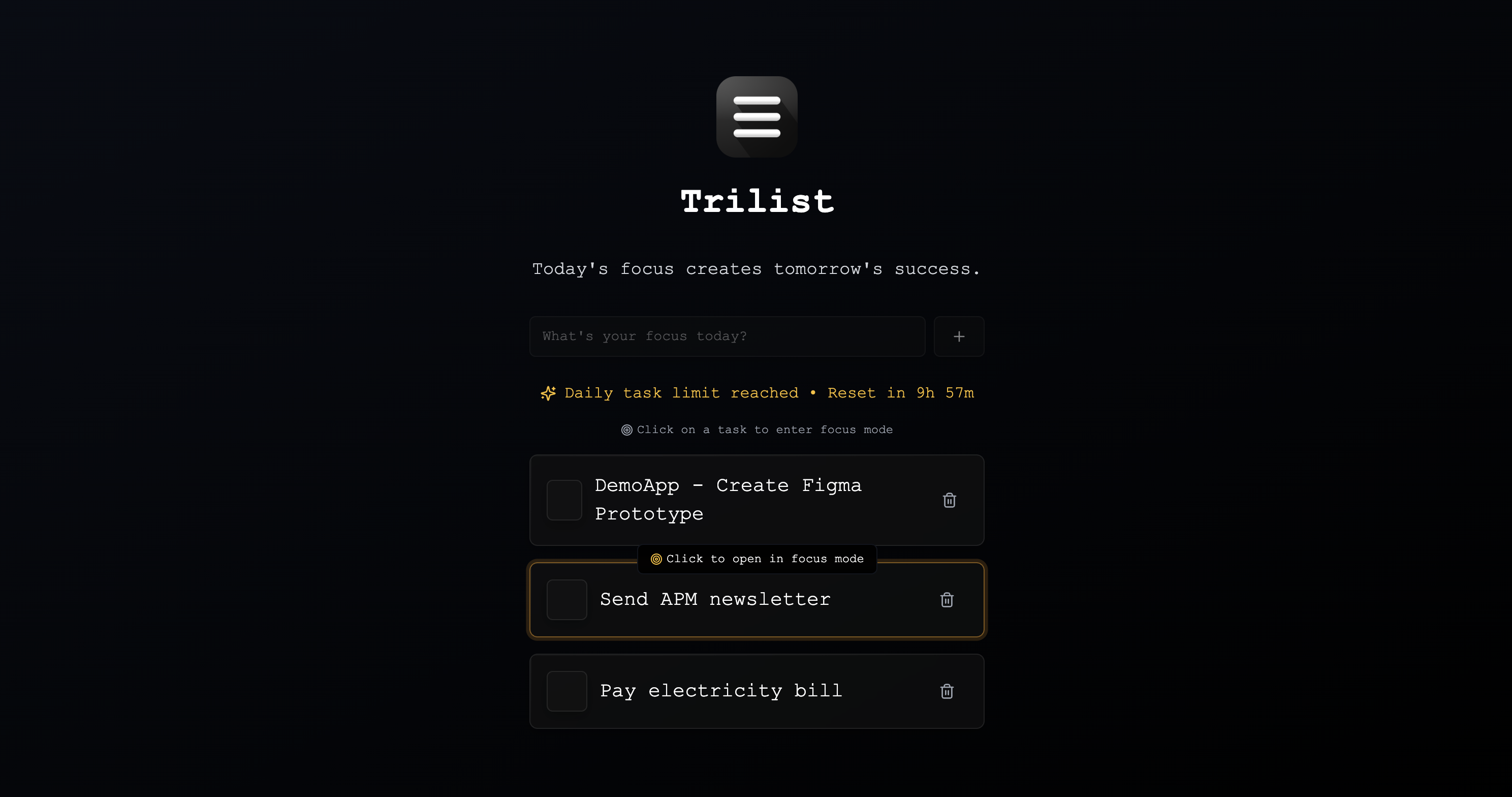 Trilista media 1