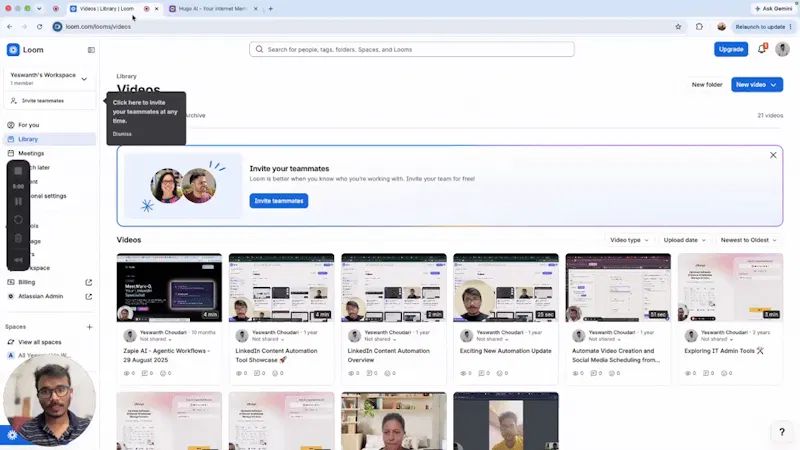 Hugo AI screenshot 1 (video preview)