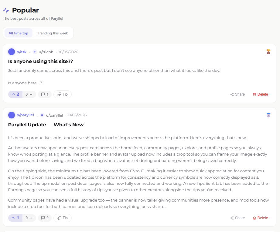 Paryllel — Create. Share. Earn. gallery image