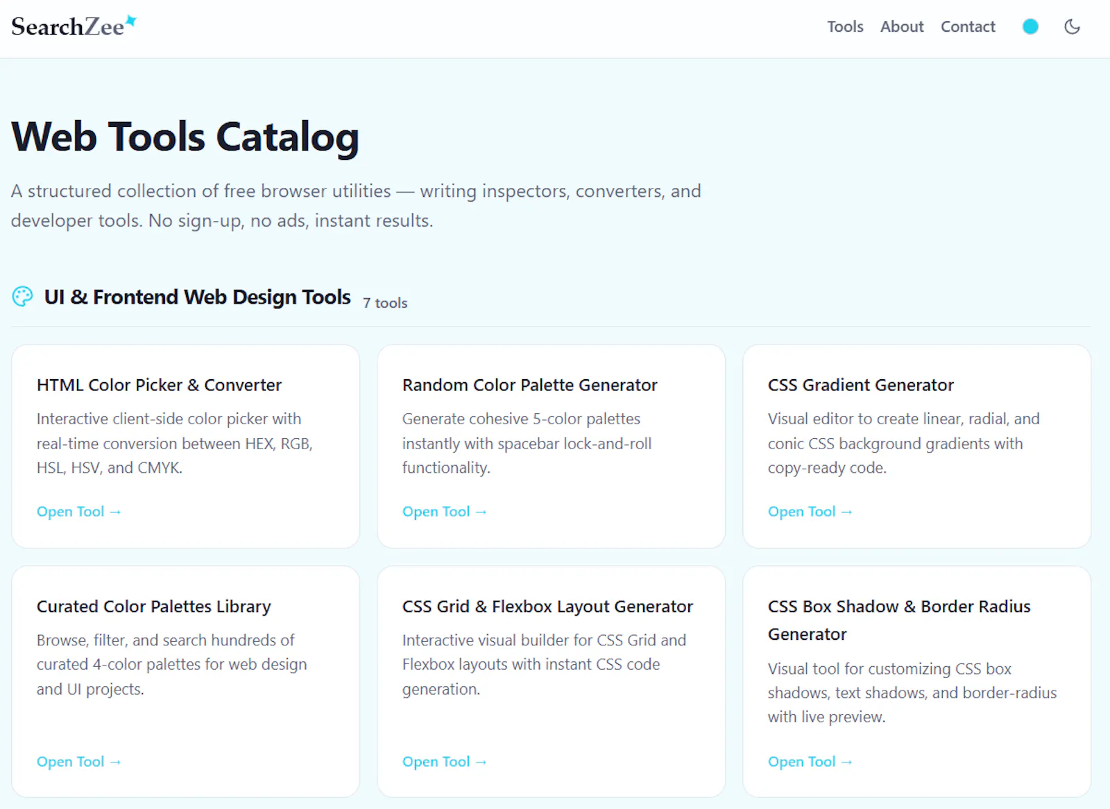 SearchZee Web Tools screenshot 1