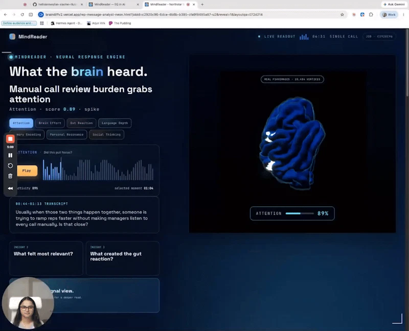 MindReader v1 screenshot 1 (video preview)